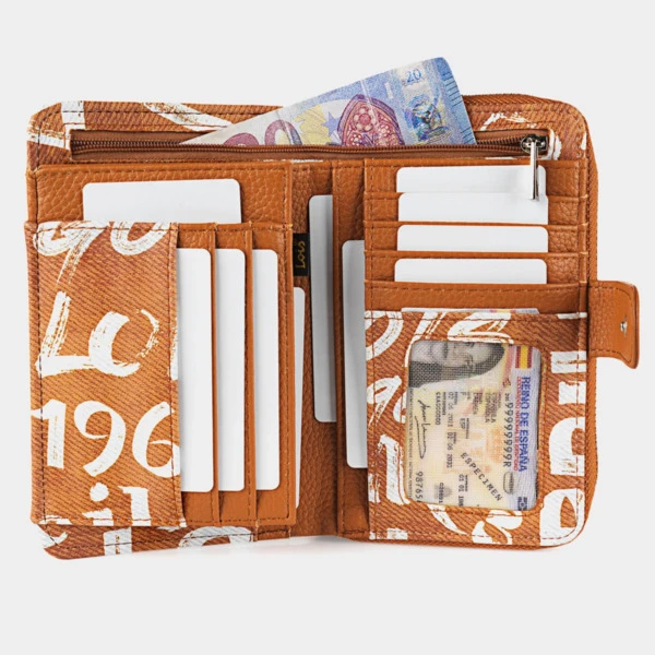 Cartera De Mujer Lois Words En Polipiel 5 Cartera De Mujer Lois Words En Polipiel - Imagen 3