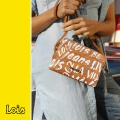 Bolso Bandolera Lois Words -Almacenamiento De Viaje camel sku 16654533 29290250 xxl