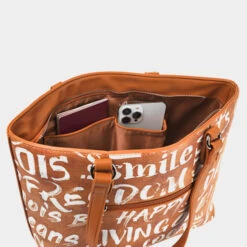 Bolso Shopper Lois Words 19 Bolso Shopper Lois Words -Almacenamiento De Viaje camel sku 16654537 32200275 xxl