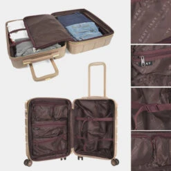 Dkny-411 Maleta Cabina Bias Hs Dkny Dkny-411 Bias Hs -Almacenamiento De Viaje cappuccino sku 16663455 54300838 xxl