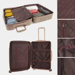 Dkny-411 Maleta 60Cm Bias Hs -Almacenamiento De Viaje cappuccino sku 16663458 20260550 xxl