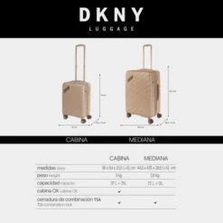 Dkny-411 Maleta 60Cm Bias Hs -Almacenamiento De Viaje cappuccino sku 16663458 20300056 xxl