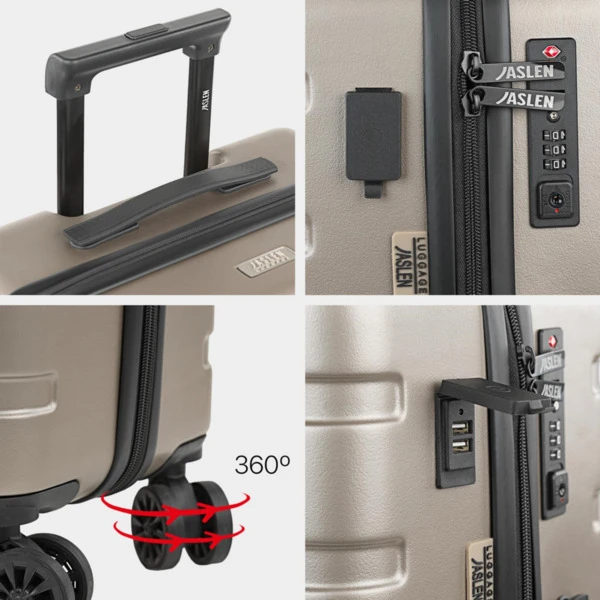 Juego De Maletas 50/60/70 Cms Jaslen Viena En Abs Con Capacidad De 177L 12 Juego De Maletas 50/60/70 Cms Jaslen Viena En Abs Con Capacidad De 177L - Imagen 10