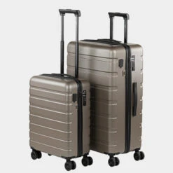 Juego De 2/3 Maletas (Cabina, Mediana Y Grande) Viena Rigida Con Capacidad De 84,5 L -Almacenamiento De Viaje champagne sku 16161690 16230269 xxl