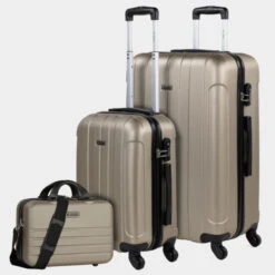 Juego De 2/3 Maletas (Cabina, Mediana Y Grande) Havel Rigida Con Capacidad De L -Almacenamiento De Viaje champagne sku 16322575 33570943 xxl