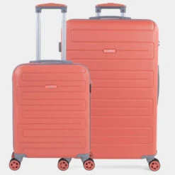 Juego De Maletas (Mediana Y Grande) Monaco En Abs Extensibles Con Capacidad De 162 L Con Tsa Y Usb -Almacenamiento De Viaje coral sku 16437976 32260521 xxl