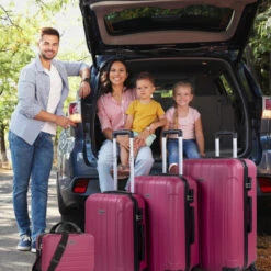 Maletas Mediana Havel Rigida Con Capacidad De L -Almacenamiento De Viaje fresa sku 16322442 25140425 xxl