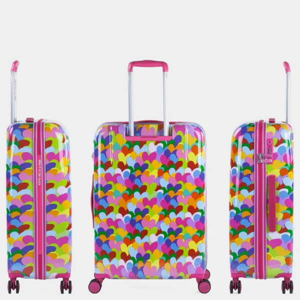 Agatha Ruiz De La Prada Maleta Mediana Corazones Rígida De Policarbonato Con Capacidad De 60 L Y Tsa 5 Agatha Ruiz De La Prada Maleta Mediana Corazones Rígida De Policarbonato Con Capacidad De 60 L Y Tsa - Imagen 3