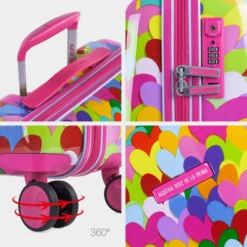 Agatha Ruiz De La Prada Maleta Mediana Corazones Rígida De Policarbonato Con Capacidad De 60 L Y Tsa 11 Agatha Ruiz De La Prada Maleta Mediana Corazones Rígida De Policarbonato Con Capacidad De 60 L Y Tsa -Almacenamiento De Viaje fucsia sku 16041742 05010940 xxl