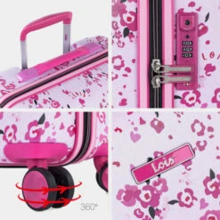Maleta De Viaje Pequeña Cabina Lois Mageik Color 40 L -Almacenamiento De Viaje fucsia sku 16041792 10370108 xxl