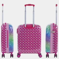 Juego De Maletas 50/60Cm Y Neceser Skpat Shine Like A Star -Almacenamiento De Viaje fucsia sku 16428083 27100927 xxl