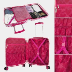 Agatha Ruiz De La Prada Maletas De Cabina Mirror Rigida Con Capacidad De 40 L -Almacenamiento De Viaje fucsia sku 16654408 38170150 xxl