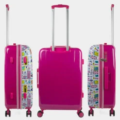 Maletas Mediana London Rigida/Blanda Con Capacidad De 64 L -Almacenamiento De Viaje fucsia sku 16654422 43080000 xxl