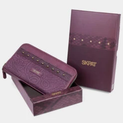 Cartera De Mujer Skpat Kates En Polipiel-Nylon -Almacenamiento De Viaje granate sku 16064443 29200647 xxl