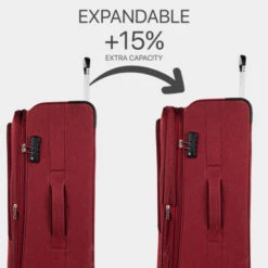 Maleta 60Cm Jaslen Brighton -Almacenamiento De Viaje granate sku 16493137 02300901 xxl