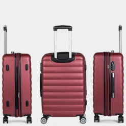 Maletas Mediana Simoa Rigida Con Capacidad De L -Almacenamiento De Viaje granate sku 16531984 31400851 xxl