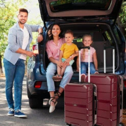 Maletas Mediana Venecia Rigida/Blanda Con Capacidad De 70,6 L -Almacenamiento De Viaje granate sku 16593841 50560316 xxl