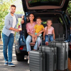 Juego De Maletas 50/60/70 Cms Jaslen Viena En Abs Con Capacidad De 177L 28 Juego De Maletas 50/60/70 Cms Jaslen Viena En Abs Con Capacidad De 177L -Almacenamiento De Viaje gris oscuro sku 16106950 11190993 xxl