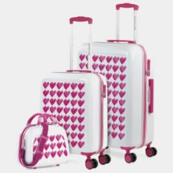 Agatha Ruiz De La Prada Juego De Maletas 50/60Cm Y Neceser -Almacenamiento De Viaje hearts sku 16648166 26160385 xxl