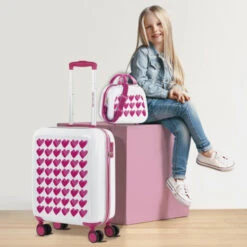 Maleta Cabina Y Neceser Agatha Ruiz De La Prada Happiness -Almacenamiento De Viaje hearts sku 16648174 19080356 xxl