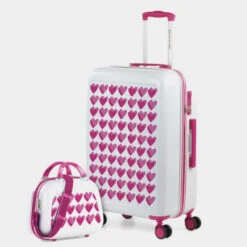 Agatha Ruiz De La Prada Maletas Mediana Happiness Rigida Con Capacidad De L -Almacenamiento De Viaje hearts sku 16648178 28580637 xxl