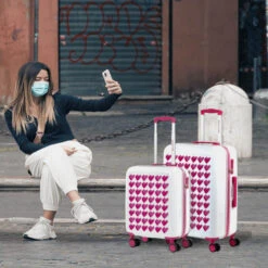 Agatha Ruiz De La Prada Juego De Maletas 50/60Cm -Almacenamiento De Viaje herats sku 16531655 23470170 xxl