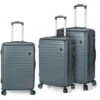 Juego De 3 Maletas Múnich Verde -Almacenamiento De Viaje juego de 3 maletas munich verde