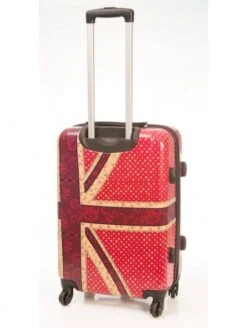 Juego De 3 Maletas Rojas Queen -Almacenamiento De Viaje juego de 3 maletas rojas queen 5