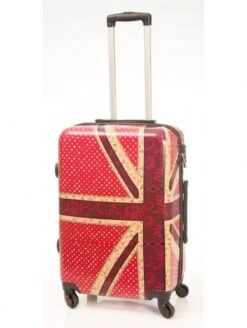 Juego De 3 Maletas Rojas Queen -Almacenamiento De Viaje juego de 3 maletas rojas queen 7