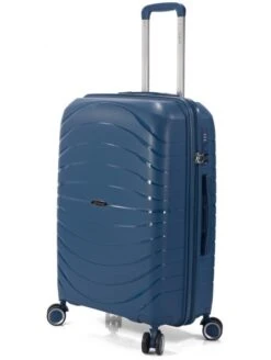 Juego De 3 Maletas Turín Azul -Almacenamiento De Viaje juego de 3 maletas turin azul polipropileno 1