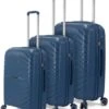 Juego De 3 Maletas Turín Azul 2 Juego De 3 Maletas Turín Azul -Almacenamiento De Viaje juego de 3 maletas turin azul polipropileno
