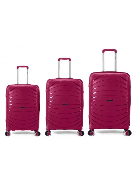 Juego De 3 Maletas Turín Rojo 3 Juego De 3 Maletas Turín Rojo
