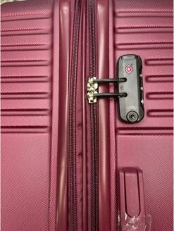 Juego De 3 Maletas Valisa Burdeos -Almacenamiento De Viaje juego de 3 maletas valisa burdeos 3