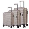 Juego De 3 Maletas Valisa Oro -Almacenamiento De Viaje juego de 3 maletas valisa oro