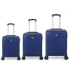 Juego De 3 Maletas Viena Azul -Almacenamiento De Viaje juego de 3 maletas viena azul