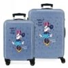 Disney Juego De Maletas Minnie Make It Rain Bows -Almacenamiento De Viaje juego de maletas minnie make it rain bows