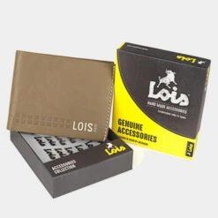 Cartera De Hombre Lois Temple En Piel 30 Cartera De Hombre Lois Temple En Piel -Almacenamiento De Viaje kaki cuero sku 16578001 17030001 xxl