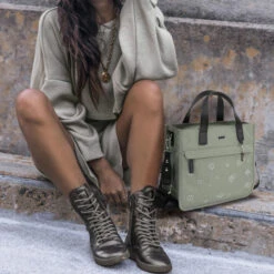 Bolso Con Bandolera -Almacenamiento De Viaje kaki sku 16493198 19470567 xxl