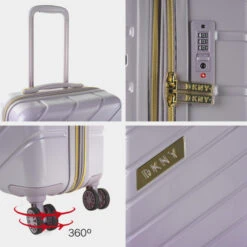 Dkny-411 Maleta Cabina Bias Hs Dkny Dkny-411 Bias Hs -Almacenamiento De Viaje lavender sku 16663456 54380844 xxl