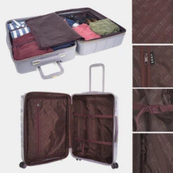 Dkny-411 Maleta 60Cm Bias Hs -Almacenamiento De Viaje lavender sku 16663459 20320421 xxl