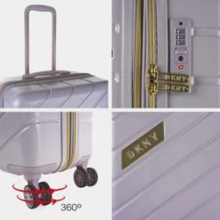 Dkny-411 Maleta 60Cm Bias Hs -Almacenamiento De Viaje lavender sku 16663459 20330670 xxl