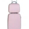 Maleta Cabina + Neceser Tony Basic Rosa -Almacenamiento De Viaje maleta cabina mas neceser rosa tony basic