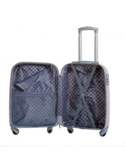 Maleta Cabina + Neceser Tony Basic Rosa -Almacenamiento De Viaje maleta cabina mas neceser rosa tony basic 2