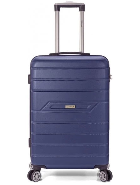 Maleta Cabina Roma Azul 55x40x20 Cm 3 Maleta Cabina Roma Azul 55x40x20 Cm