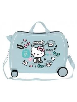 Maleta Correpasillos Azul Hello Kitty You Are Cute -Almacenamiento De Viaje maleta correpasillos azul hello kitty you are cute 3