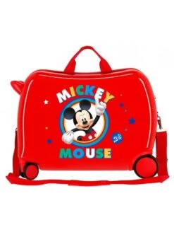 Maleta Correpasillos Disney Circle Mickey Roja -Almacenamiento De Viaje maleta correpasillos disney circle mickey roja 7