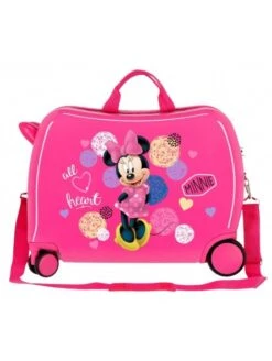 Maleta Correpasillos Disney Love Minnie All Heart Rosa