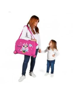 Maleta Correpasillos Disney Love Minnie Rosa -Almacenamiento De Viaje maleta correpasillos disney love minnie rosa 2