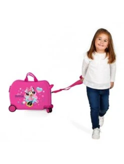 Maleta Correpasillos Disney Love Minnie Rosa -Almacenamiento De Viaje maleta correpasillos disney love minnie rosa 3
