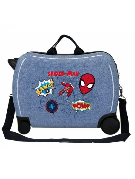 Marvel Maleta Correpasillos Spiderman Denim 6 Marvel Maleta Correpasillos Spiderman Denim - Imagen 4